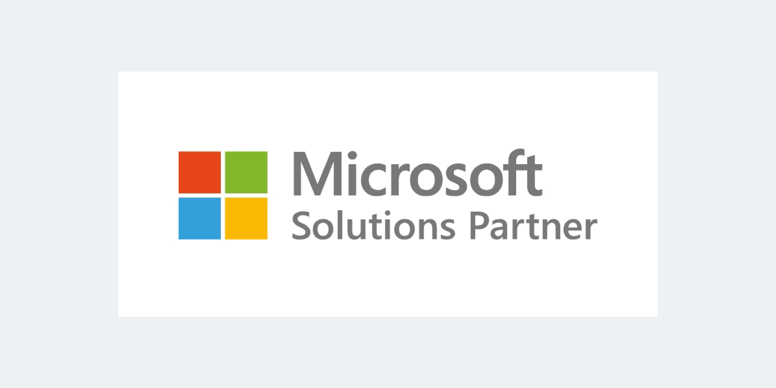 Microsoft Solution Partner badge